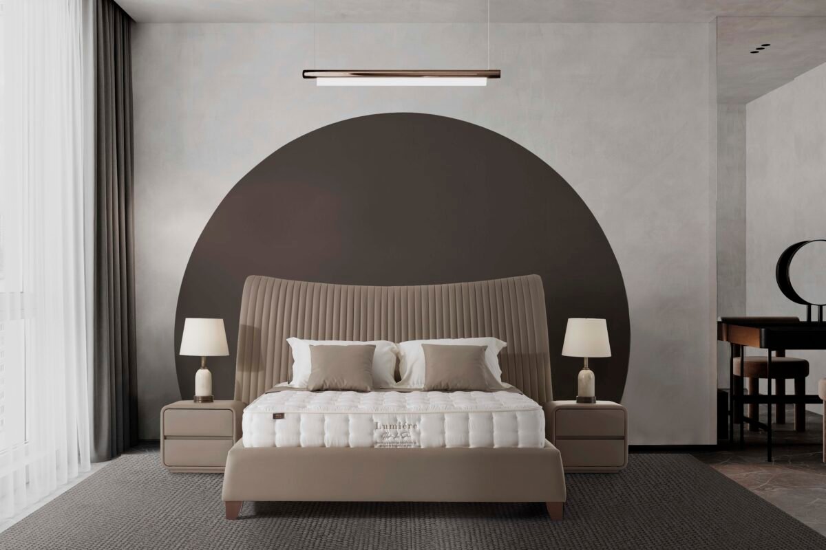 Lumiere Vesta baza ve yatak seti - ortopedik yatak modelleri Maranda Home baza yatak başlık takımı - Lumiere Vesta